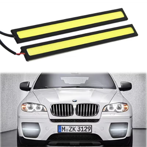 Car LED Light Bar Universal Ultra Thin Bright Car Daytime Running Lights Waterproof 12V LED Car Auto Fog Light