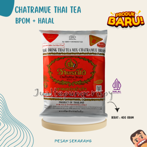 ChaTraMue Thai Tea Mix 400gr Halal Autentik