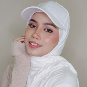 ใหม่เบสบอลหมวก Hijab ชีฟองผ้าคลุมไหล่ Tudung Sukan ผู้หญิงฟองชีฟองผ้าพันคอมุสลิมแฟชั่น Hijab