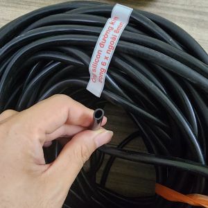 Ống dây SILICON MÀU ĐEN chịu nhiệt phi 2 3 4 5 6 7 8 9 10 12 14