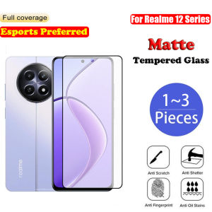 Realme 12 12+ Plus 12X 5G Matte Screen Protector Frosted Tempered Glass Film Full Coverage Anti-Scratch Anti-Fingerprint Sweatproof
