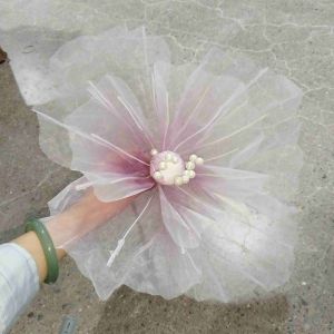 LIWU 40/50cm Big Simulation Flower Hollow 3D Photography Props Window Display Large Fake Flower Outdoor Shopping Mall