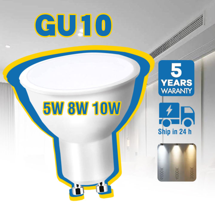 Gu10 Led Bulb Warm White Gu10 Bulb Led Spot Light Daylight 5W 8W 10W