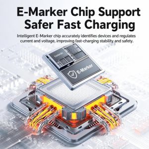 NOONOOR Type C To USB C USB C Charging Cable 240W PD 3.1 Digital Display Cable Portable Smart Chip PD 3.1 Charging Cord for MacBook For Notebook For Mobile Travel Use