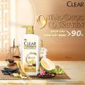 Dầu Gội Clear 9 Thảo Dược Cổ Truyền Sạch Gàu Giảm Gãy Rụng Chai 630G. 