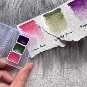 Belgium 2025 New Color Isaro Watercolor Pigment 3color Set Travel Artist Package Acuarela Portable Painting Art Supplies