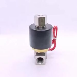 Van điện từ DN8 bằng thép không gỉ thường mở van chuyển mạch chống ăn mòn 2 chiều van nước 220V 24V 12V