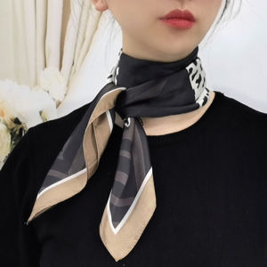 【LifeHut WJ】Hot Sale 2022 Wanita Sutra Leher Syal Persegi Rambut Syal Foulard Kepala Merek Selendang Dan Membungkus Syal Bandana 70*70 Cm Hijab