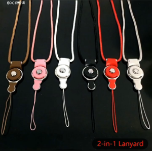 40CM Lanyard Detachable Long And Short Lanyard 2-in-1 Useful Phone Case Neck Lanyard Cords Strap For Boys Girls