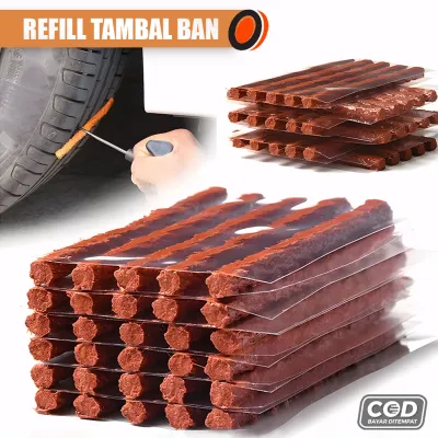 Refill Lem Cacing Ban Tubeless Isi Ulang Karet Tambal Ban Tubeless Motor Mobil Tambal Bocor Ban Darurat Kualitas Tebal