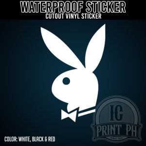 PLAYBOY Sticker / Cutout Vinyl Sticker / Decal Waterproof