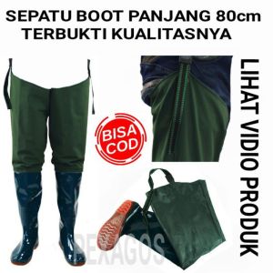 sepatu boots karet sawah petani anti air hujan ap boots anti keong sawah