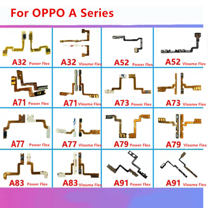 Power on off Volume Flex Cable For OPPO F1S A5S A31 A33 A37