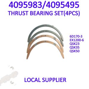 4095983 THRUST BEARING SET(4PCS) FOR DIESEL ENGINE 6D170-3 EX1200-6 QSK23 QSK35 QSK50
