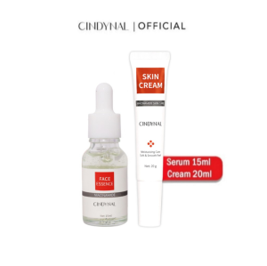 CINDYNAL - 1 Set Paket Perawatan Wajah Skin Cream & Face Essence Serum