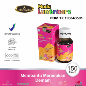 Binasyifa Herbal MADU LUMBRICARE Menurunkan demam Mengobati tifus Mengatasi pusing kepala Mengobati nyeri kepala Mengatasi mual 150 gr