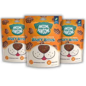 [Bundle of 3] Awesome Pawsome All Natural Dog Treat 85g Grain Free Training Snacks Made in New Zealand
