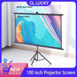 100 Inch Portable Projector Screen HD Vivid Color 16:9 Home Folding Simple Soft Screen Projector Screen Better Viewing Experience