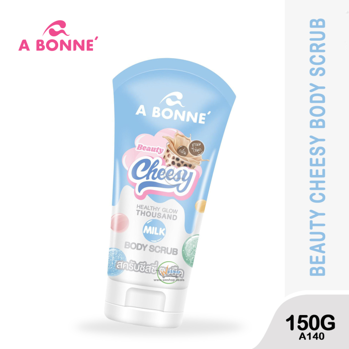 Abonne Beauty Cheesy Healthy Glow Thousand Milk Body Scrub 150g ( A140