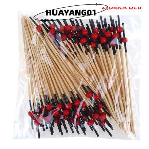 HUAYANG01 [HOT FASHION] 100x 12cm Heart Bamboo Pick Buffet cake Fruit Fork Party Dessert Salad Stick