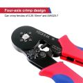Kìm Vuông Đa Năng Tự Điều Chỉnh HSC8 6-4A Gồm 1200 Chiếc Các Loại Đầu Cos Ống Tròn Cos Đầu Cos Đầu Cos Từ 0.25 - 10mm2. 