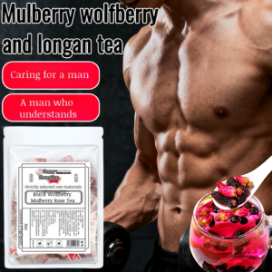 Mulberry Goji Berry Rose Tea Longan Red DatesTea bag Warmth and care rich in flavor Healthy Tea 桑葚枸杞玫瑰茶