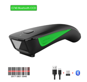 NETUM C990 QR 2D Bluetooth Barcode Scanner Mini Portable Scanner Barcode Reader QR Code Compatible with Windows Mac and Android IOS Retail Supermarket