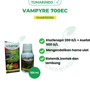 Vampyr 700 EC 100ml Chlorfenapuryr plus Acephate Insektisida Pembasmi Ulat Tanaman Kubis Bawang Merah