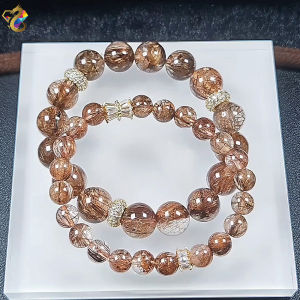 Graduation Grade Old Mine Devil Bronze Rutile Bracelet