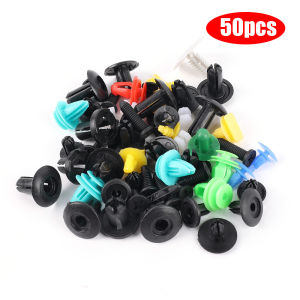 50/100Pcs Car Clips Fastener Screws Bumper Interior Decoration Auto Random Mixing Universal Plastic [CCWOLF]