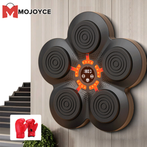 MOJOYCE Music Boxing Machine BT Link Smart Boxing Game Boxing Target Workout Machine for Kids Adults Home Exercise