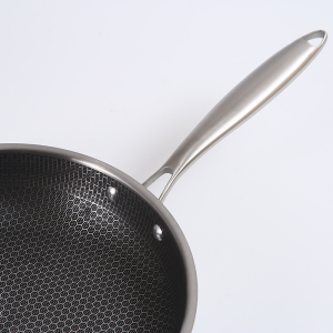 Chảo Chống Dính Tổ Ong Sâu Lòng  Vân Đá Tổ Ong Chất Liệu Inox 3 Lớp Cao Cấp  Dùng Được Cho Mọi Loại Bếp