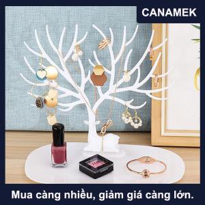 【CANAMEK】 Ít Hươu bông tai vòng cổ vòng mặt dây chuyền vòng tay đồ trang sức hiển thị đứng khay cây lưu trữ Kệ tổ chức chủ
