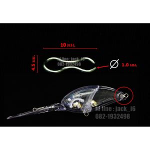 อุปกรณ์ทําเหยื่อปลอมตกปลา DIY ห่วงแสตนเลส SHAP RING LURE (จํานวน 25 ตัว) (มีสินค้าพร้อมส่งในไทย)