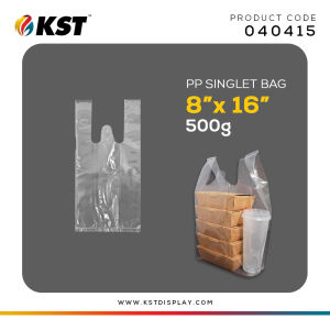 PP Singlet Bag / Transparent Plastic Bag / Beg Plastik / Shopping Bag / Plastik Lutsinar