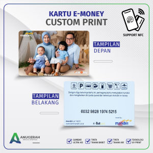 Kartu Emoney Mandiri Custom Print