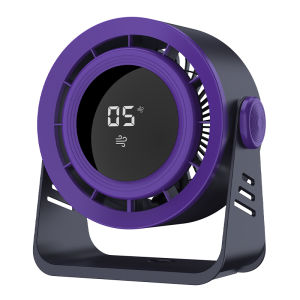 【Long Yijun 】พัดลม พัดลมตั้งโต๊ะ USB รุ่นY-03 ความเร็วปรับได้ 100 ระดับการทำงานที่ เงียบสงบแบตเตอรี่แบบชาร์จไฟได้ การไหลเวียนกว้าง