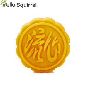 中秋月饼 Mid-autumn moon cake custard yellow five-kernel egg yolk Cantonese-style peach skin egg yolk crispy color moon cake
