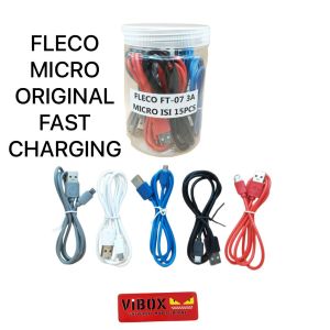 {isi 15pcs} kabel data toples vibox rs-100 micro 1meter original kabel charger micro RS100 for android smartphone