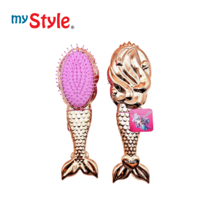 My Style 1206 Unicorn & Mermaid Hairbrush - Sisir Gagang Metallic Mermaid dan Unicorn