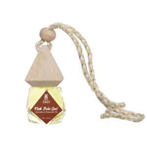 Tinh Dầu Treo Và Kẹp Xe Quế Thiên Nhiên DMT Nguyên Chất Thơm Xe Khử Mùi Cấp Ẩm 8ml