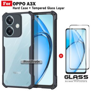 Paket Case Oppo A3x A3 2024 Shockproof Fusion Armor Transparant