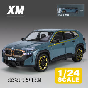 LEO 1:24 BMW XM SUV Metal Diecast Alloy Toy Car Model Trucks For Kids Toys Vehicles Hobbies Collectio
