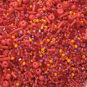 20g/bag Approx 800pcs High Quality Seed Beads Mixed Round Glass Beads Mix Colors and Size Glass Twist Bugle Tube for Clothing Accessory