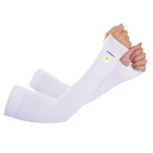 ปลอกแขนกันแดด ลายดอกไม้ ผ้าดี หนานุ่ม สำหรับใส่กันแดด กันลม กันฝุ่น ป้องกันแส่ง UV กันความร้อน มีหลายสี พร้อมส่ง