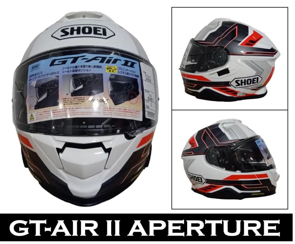 SHOEI GT-AIR II APERTURE HELMET - TC6 (LARGE) | Lazada PH