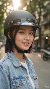 DANSHOP Mũ Bảo Hiểm Thời Trang - An Toàn - Giá Rẻ - Chất Lượng Mũ bảo hiểm nửa đầu  lưỡi trai kiểu dáng phượt đơn giản hàng chính hãng bảo hành 12 tháng  helmet SJC