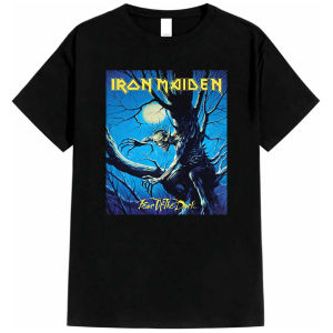 KurniaKaos T-Shirt Kaos Distro Musik Band IRON MAIDEN bahan 24s