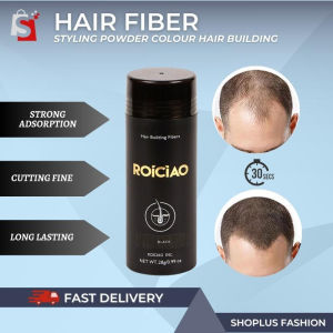 【SHOPLUS】Hair Powder For Men Black Hair Building Styling Powder Colour Thinning Thickening Hair Growth Serbuk Powder Rambut ES750