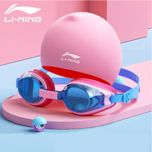 Combo Kính Bơi Trẻ Em LINING Kèm Mũ Bơi LINING Cho Bé Ngăn Nước Tuyệt Đối Tặng Nút Tai